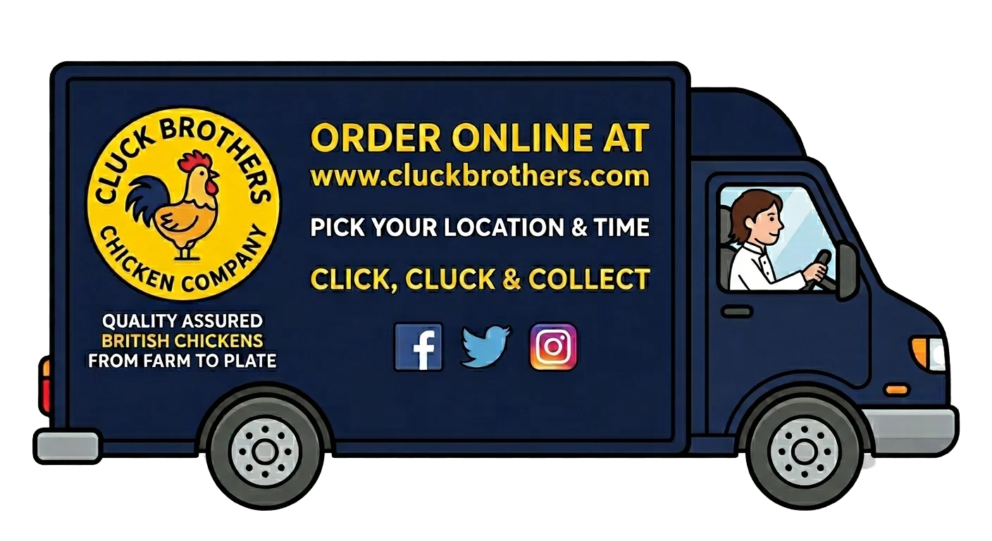 Cluck Brothers truck